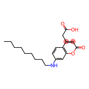 7-(Nonylamino)-2-oxo-2H-1-benzopyran-4-acetic acid