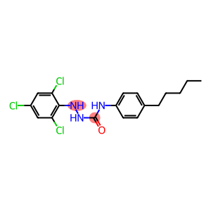 N1-(4-pentylphenyl)-2-(2,4,6-trichlorophenyl)hydrazine-1-carboxamide