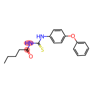 N-pentanoyl-N'-(4-phenoxyphenyl)thiourea