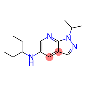 N-(pentan-3-yl)-1-(propan-2-yl)-1H-pyrazolo[3,4-b]pyridin-5-amine