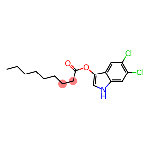 Nonanoic acid 5,6-dichloro-1H-indol-3-yl ester