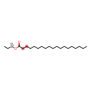 Nonadecanoic acid ethylsilyl ester