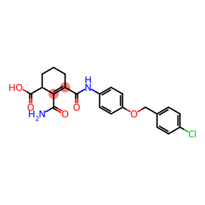 N-[4-[(p-Chlorobenzyl)oxy]phenyl]-3,4,5,6-tetrahydrophthalamidic acid