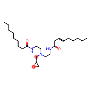 N,N'-[(Oxiran-2-ylmethylimino)bis(2,1-ethanediyl)]bis(3-nonenamide)