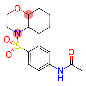 N-[4-((OCTAHYDRO-(2H)-1,4-BENZOXAZIN-4-YL)SULPHONYL)PHENYL]ACETAMIDE