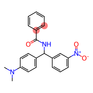 N-[(3-Nitrophenyl)[4-(dimethylamino)phenyl]methyl]benzamide