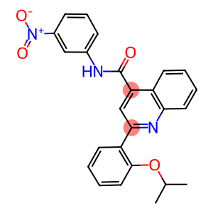 N-{3-nitrophenyl}-2-(2-isopropoxyphenyl)-4-quinolinecarboxamide