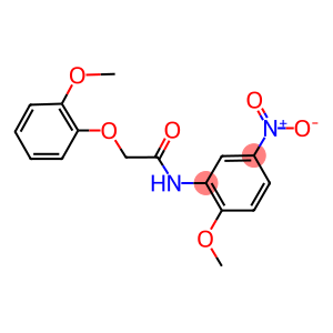 N-{5-nitro-2-methoxyphenyl}-2-(2-methoxyphenoxy)acetamide