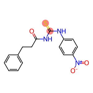 N-(4-nitrophenyl)-N'-(3-phenylpropanoyl)thiourea