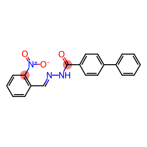 N'-{2-nitrobenzylidene}[1,1'-biphenyl]-4-carbohydrazide