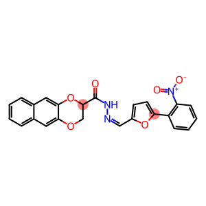 N'-[(5-{2-nitrophenyl}-2-furyl)methylene]-2,3-dihydronaphtho[2,3-b][1,4]dioxine-2-carbohydrazide