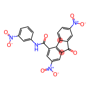 N4-(3-NITROPHENYL)-2,7-DINITRO-9-OXO-9H-4-FLUORENECARBOXAMIDE