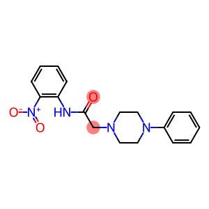 N-(2-nitrophenyl)-2-(4-phenylpiperazino)acetamide