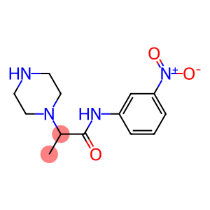 N-(3-nitrophenyl)-2-(piperazin-1-yl)propanamide