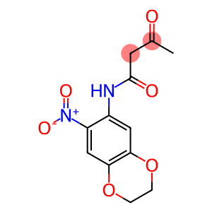 N-(7-nitro-2,3-dihydro-1,4-benzodioxin-6-yl)-3-oxobutanamide