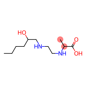 2-[N-[2-[N-(2-Hydroxyhexyl)amino]ethyl]amino]propionic acid