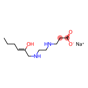 3-[N-[2-[N-(2-Hydroxy-2-hexenyl)amino]ethyl]amino]propionic acid sodium salt