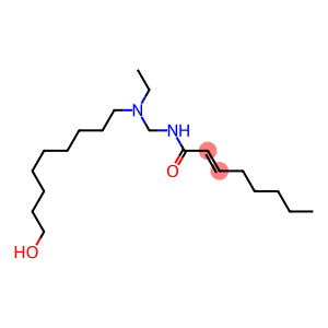 N-[[N-Ethyl-N-(9-hydroxynonyl)amino]methyl]-2-octenamide