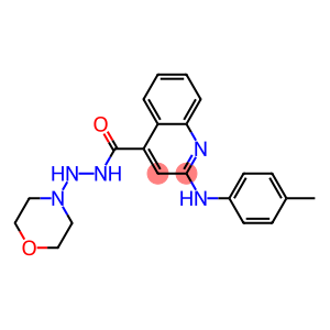 N'-Morpholino-2-(4-methylphenylamino)quinoline-4-carbohydrazide