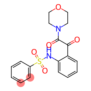 N-[2-[(Morpholinocarbonyl)carbonyl]phenyl]benzenesulfonamide