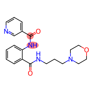 N-[2-({[3-(4-morpholinyl)propyl]amino}carbonyl)phenyl]nicotinamide