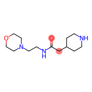 N-(2-morpholin-4-ylethyl)-2-piperidin-4-ylacetamide