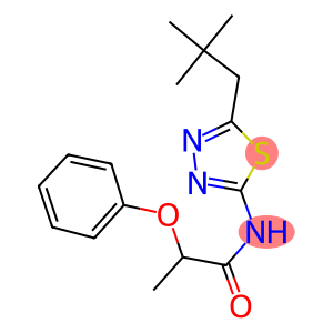 N-(5-neopentyl-1,3,4-thiadiazol-2-yl)-2-phenoxypropanamide