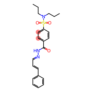 N1,N1-dipropyl-4-{[2-(3-phenylprop-2-enylidene)hydrazino]carbonyl}benzene-1-sulfonamide