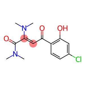 N,N-Dimethyl-2-(dimethylamino)-4-oxo-4-(2-hydroxy-4-chlorophenyl)-2-butenamide