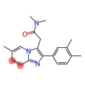 N,N-Dimethyl-2-(3,4-dimethylphenyl)-6-methylimidazo[1,2-a]pyridine-3-acetamide