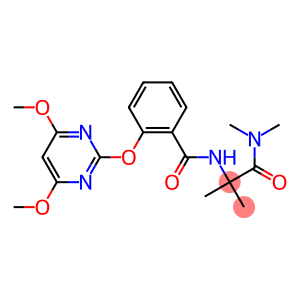 N,N-DIMETHYL-2-[2-[(4,6-DIMETHOXYPYRIMIDIN-2-YL)OXY]BENZAMIDO]-2-METHYLPROPIONAMIDE