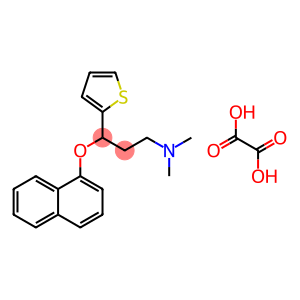 N,N-DIMETHYL-3-(1-NAPHTHYLOXY)-3-(2-THIENYL)PROPANAMINE OXALATE