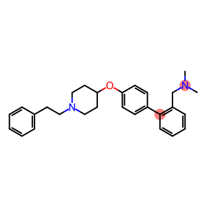 N,N-DIMETHYL-1-(4'-([1-(2-PHENYLETHYL)PIPERIDIN-4-YL]OXY)BIPHENYL-2-YL)METHANAMINE