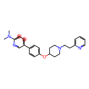 N,N-DIMETHYL-5-(4-([1-(2-PYRIDIN-2-YLETHYL)PIPERIDIN-4-YL]OXY)PHENYL)PYRIDIN-2-AMINE