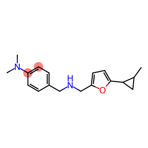 N,N-dimethyl-4-[({[5-(2-methylcyclopropyl)furan-2-yl]methyl}amino)methyl]aniline