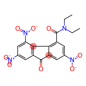 N4,N4-DIETHYL-2,5,7-TRINITRO-9-OXO-9H-FLUORENE-4-CARBOXAMIDE