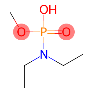 N,N-Diethylamidophosphoric acid hydrogen methyl ester