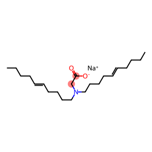 N,N-Di(5-decenyl)aminoacetic acid sodium salt