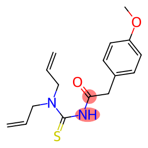 N,N-diallyl-N'-[(4-methoxyphenyl)acetyl]thiourea