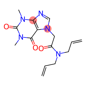 N,N-DIALLYL-2-(1,3-DIMETHYL-2,6-DIOXO-1,2,3,6-TETRAHYDRO-7H-PURIN-7-YL)ACETAMIDE