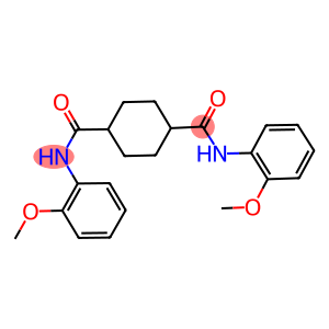 N~1~,N~4~-bis(2-methoxyphenyl)-1,4-cyclohexanedicarboxamide