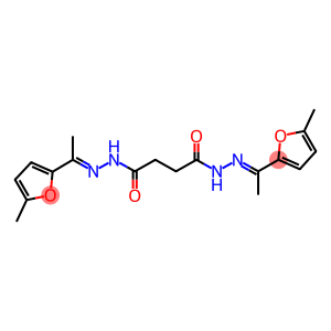 N'~1~,N'~4~-bis[1-(5-methyl-2-furyl)ethylidene]succinohydrazide