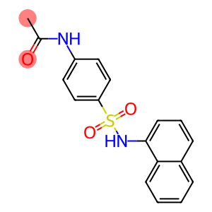 N-{4-[(1-naphthylamino)sulfonyl]phenyl}acetamide