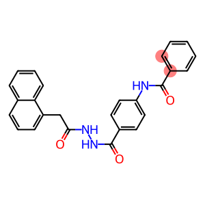 N-[4-({2-[2-(1-naphthyl)acetyl]hydrazino}carbonyl)phenyl]benzamide