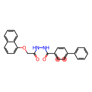 N'-[2-(1-naphthyloxy)acetyl][1,1'-biphenyl]-4-carbohydrazide