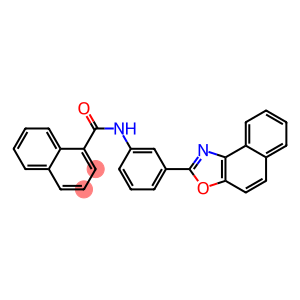 N-(3-naphtho[1,2-d][1,3]oxazol-2-ylphenyl)-1-naphthamide