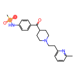 N-[4-[1-[2-(6-Methyl-2-pyridinyl)ethyl]-4-piperidinylcarbonyl]phenyl]methanesulfonamide