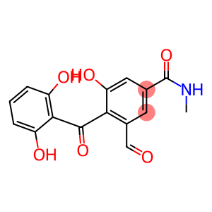 N-Methyl-3-formyl-5-hydroxy-4-(2,6-dihydroxybenzoyl)benzamide