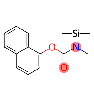 N-Methyl-N-trimethylsilylcarbamic acid 1-naphtyl ester