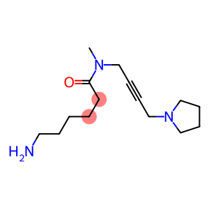 N-Methyl-N-[4-(1-pyrrolidinyl)-2-butynyl]-6-aminohexanamide